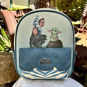 NWOT Star Wars Bio World Ashoka and Grogu Backpack